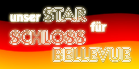 Logo Mockup: Unser Star für Schloss Bellevue