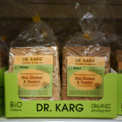 Dr. Karg verspricht exquisiten Biogenuss.