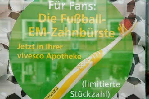 Die Fussball-EM-Zahnbürste