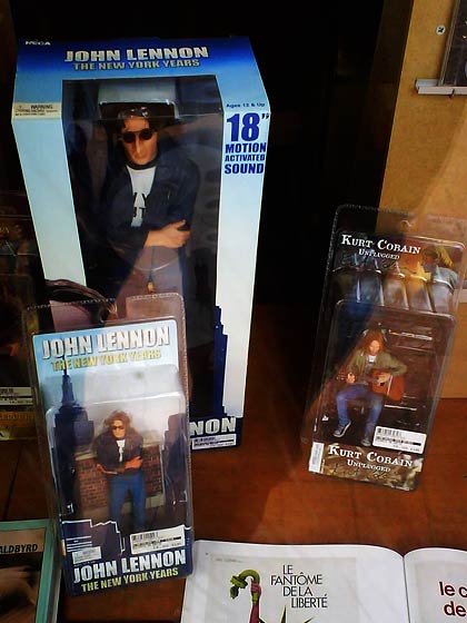 John Lennon + Kurt Cobain Action Figures